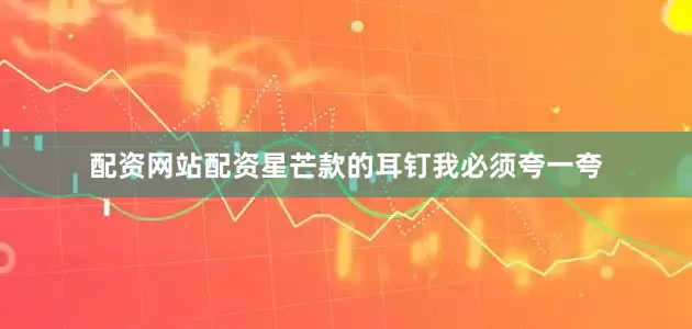 配资网站配资星芒款的耳钉我必须夸一夸